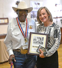 Craig Cameron Accepting Plaque