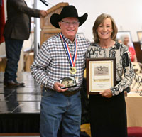 Kenneth Harper Receiving Plaque