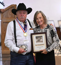 Rick McCoy Accepting Plaque